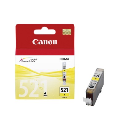 Ink jet canon cli 521y amarillo pixma mp620 630 980 ip3600 4600