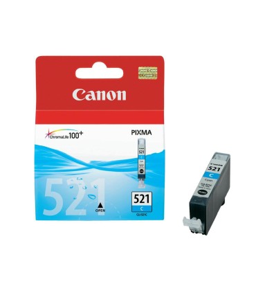 Ink jet canon cli 521c cian pixma mp620 630 980 ip3600 4600