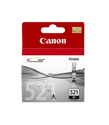 Ink jet canon cli 521bk negro pixma mp620 630 980 ip3600 4600