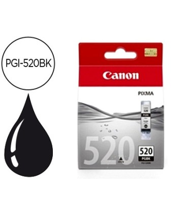 Ink jet canon pgi 520bk negro pixmaip3600 4600