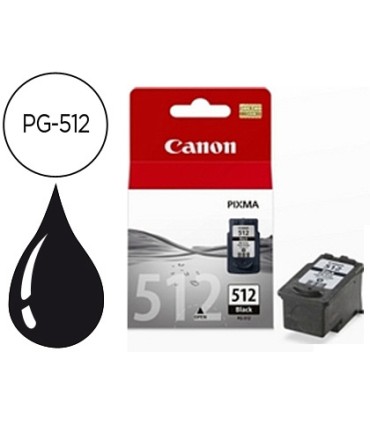 Ink jet canon pg 512 negro pixma mp240 260 480 400 pag