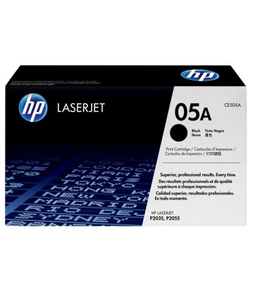 Toner hp 05a laserjet ce505a negro 2300 pag