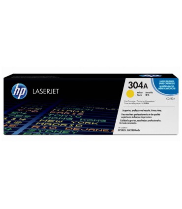 Toner hp laserjet color cp2025 cm2320 amarillo 2800 pag