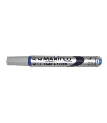 Rotulador maxiflo pentel para pizarra blanca color azul