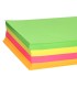 Papel color liderpapel a4 75gr neon 4 colores surtidos paquete de 500 hojas