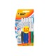 Rotulador bic velleda grip trazo 12 mm blister 41 colores surtidos