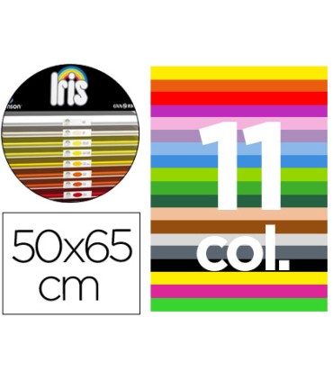 Cartulina guarro 50x65 conteni do c 25 hojas x 5 colores 25 hojas x 4 colores fluo 25hojas x 2 colores metal 185g