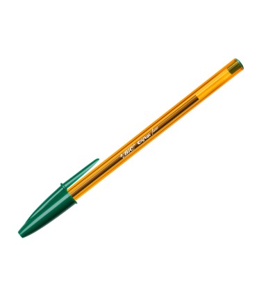 Boligrafo bic cristal punta fina verde