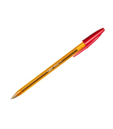 Boligrafo bic cristal punta fina rojo