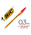 Boligrafo bic cristal punta fina rojo