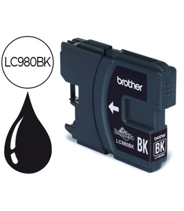 Ink jet brother lc 980bk dcp 145 dcp 165 mfc 250 mfc 290 negro