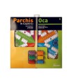 Parchis con oca tablero grande 6 jugadores 41x40x4,7 cm