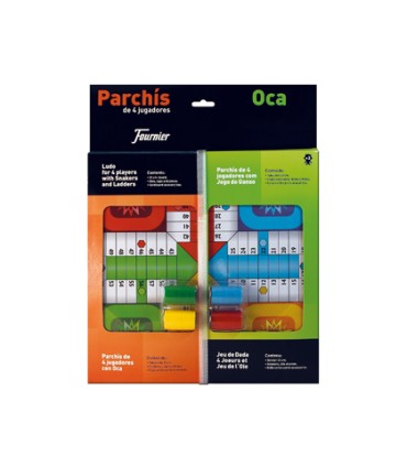 Parchis con oca tablero pequeno 425x33x445 cm