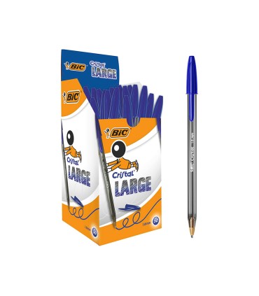 Boligrafo bic cristal x large tinta azul 16 mm