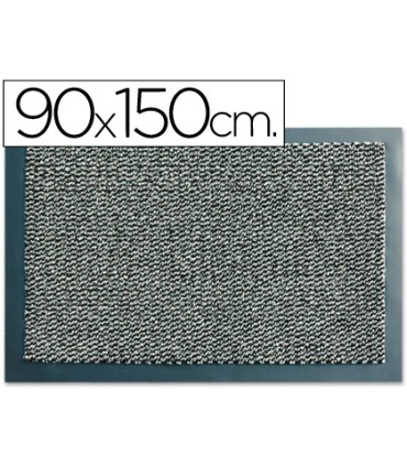 Alfombra fast paperflow antipolvo lavable gris 90x150 cm