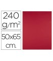 Cartulina liderpapel 50x65 cm 240g/m2 rojo navidad