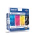 Ink jet brother lc 1100bk m y c pack 4 colores alta capacidad 900 pag bk 750 pag m y c 