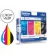 Ink jet brother lc 1100bk m y c pack 4 colores alta capacidad 900 pag bk 750 pag m y c 