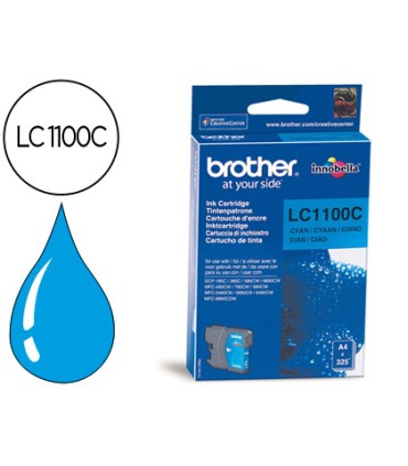 Ink jet brother lc 1100c cyan 325 pag