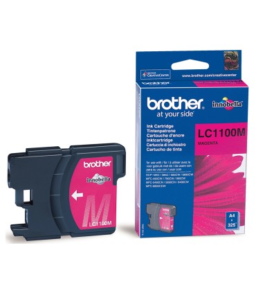 Ink jet brother lc 1100m magenta 325 pag