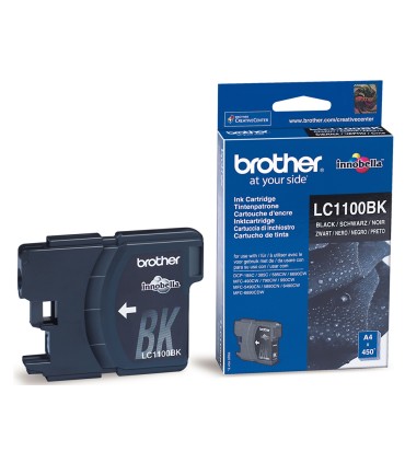 Ink jet brother lc 1100bk negro 450 pag