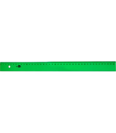 Regla liderpapel 40 cm acrilico verde