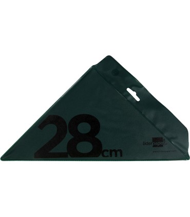 Escuadra liderpapel 28 cm acrilico verde