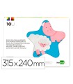 Bloc trabajos manuales liderpapel goma eva 240x315mm 10 hojas colores surtidos