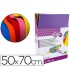 Goma eva liderpapel expositor de 50 planchasx10 colores surtidos 50x70 cm 15 mm espesor