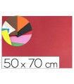 Goma eva liderpapel 50x70cm 60g/m2 espesor 1.5mm rojo