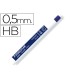 Minas staedtler grafito 05 mm hb polo 257 tubo con 12 minas