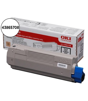 Toner oki c5650 5750 negro 8000 pag type c14