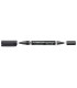 Rotulador staedtler lumocolor permanente duo 348 negro punta f 06 mm punta m 15 mm