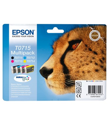 Ink jet epson stylus d78 d92 d120 dx4000 4050 4400 4450 5000 5050 600 6050 7000f 8400 multipack t071140240340440 