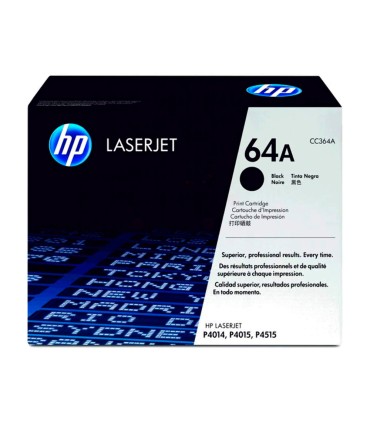 Toner hp cc364a laserjet p4015 p4515 with smart printing tecnology 10000pag 