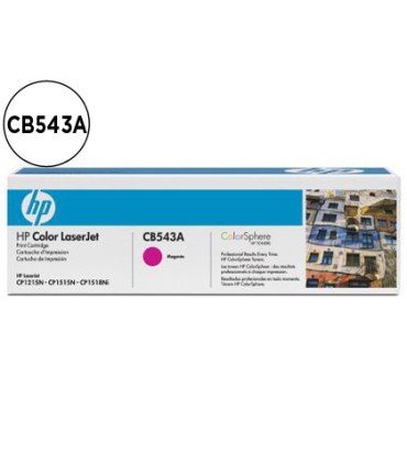 Toner hp cb543a color laserjet cp 1215 cp 1515 cp 1518 magenta with colorsphere 100pag 