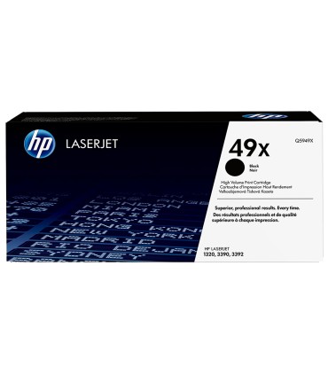 Toner hp laserjet smart 1320 1320n 1320nw 1320tn 3390 3392 49x negro alta capacidad 6000pag 