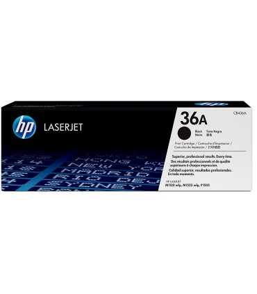 Toner hp laserjet p1505 1505n m1120 n m1522n nf negro 2000 pag 36a