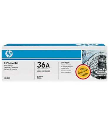 Toner hp laserjet p1505 1505n m1120 n m1522n nf negro 2000 pag 36a