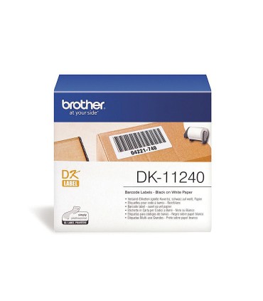 Etiqueta brother dk11240 para impresoras de etiquetas ql multiproposito 102x51mm 600 etiquetas 