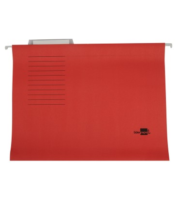 Carpeta colgante liderpapel folio roja