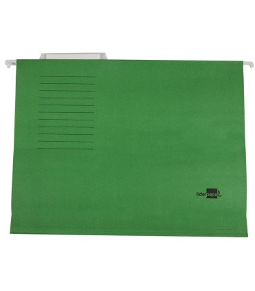 Carpeta colgante liderpapel a4 verde