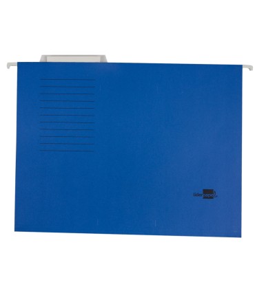 Carpeta colgante liderpapel a4 azul