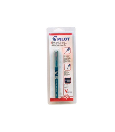 Rotulador pilot v 5 azul blister de 1 unidad