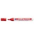 Rotulador edding marcador 3300 n2 rojo punta biselada recargable