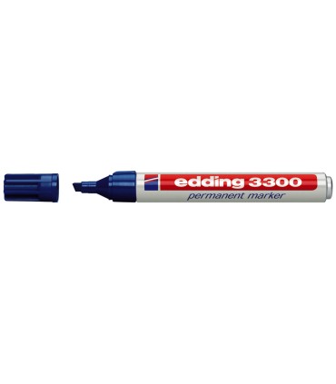 Rotulador edding marcador 3300 n3 azul punta biselada recargable