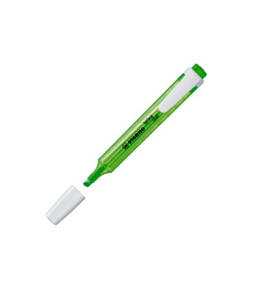 Rotulador stabilo marcador fluorescente swing cool verde