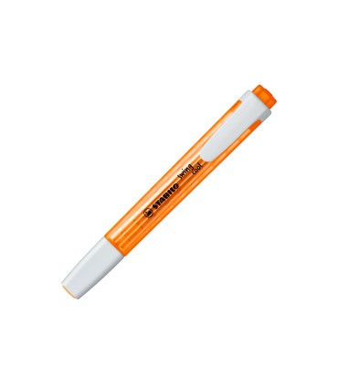 Rotulador stabilo marcador fluorescente swing cool naranja