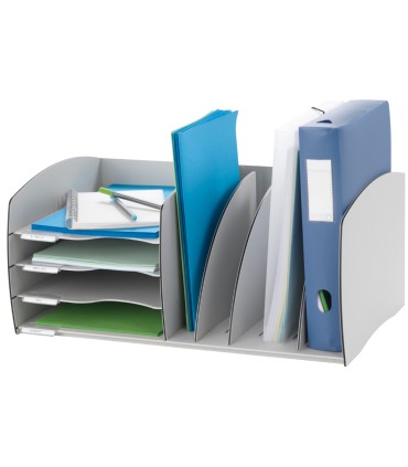 Organizador de armario paperflow gris poliestireno 245x543x340 mm