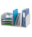 Organizador de armario paperflow gris poliestireno 245x543x340 mm